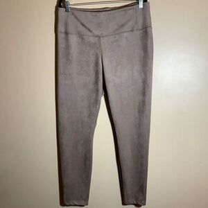 Maison Cinqcent Brown Suede Leggings NWT